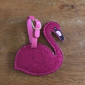 Pink Flamingo Luggage Tag